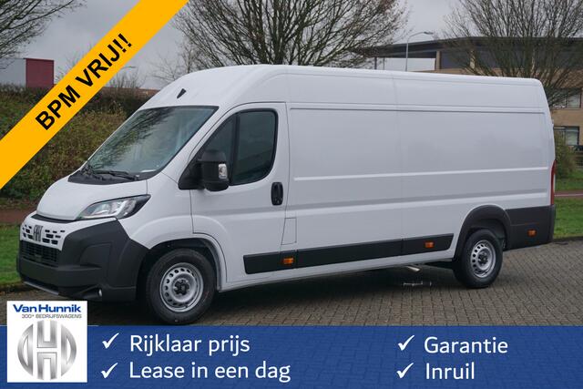 Fiat DUCATO Maxi 35 2.2 180PK L4H2 EAT8 AUT BPM VRIJ!! Airco, Camera, LED, Betimmering, 270° Deur!! NR. J02*