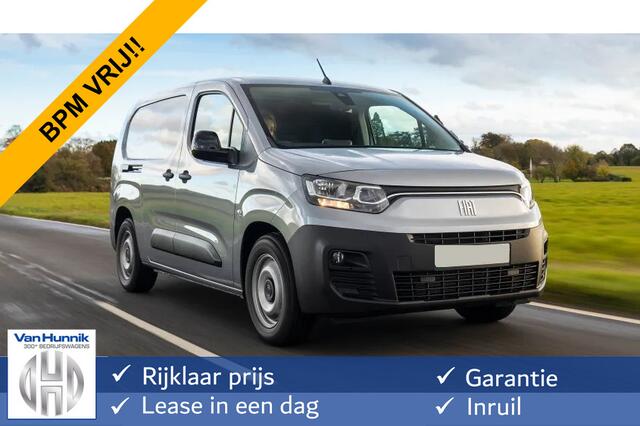Fiat E-Doblo L2 50 kWh BPM VRIJ Climate, Navi, Camera, Cruise!! BB06*