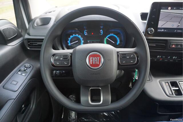 Fiat E-Doblo L2 50 kWh Plus BPM VRIJ Climate, Navi, Camera, Betimmering, 2x Schuifdeur!! BB06*