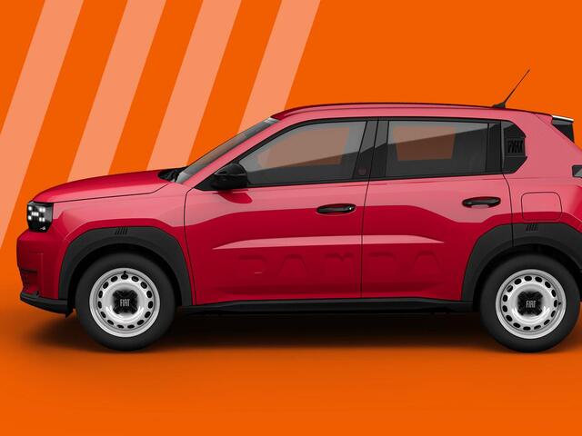 Fiat PANDA Grande Red 44 kWh | Airco | Cruise | Apple Carplay | 16" | PDC