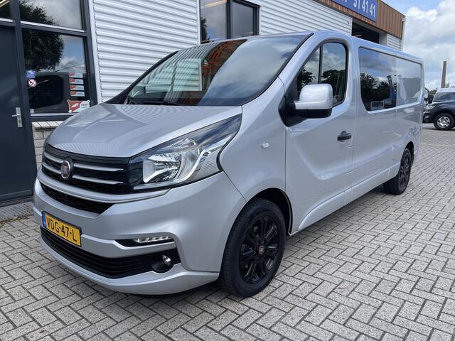 Fiat TALENTO 1.6 MJ 125pk EcoJet L2H1 luxe DC 5 persoons SX / vaste prijs rijklaar ¤ 17.950 ex btw / lease vanaf ¤ 302 / zilver metallic / euro 6 / bpm vrij / airco / cruise / navi / trekhaak !