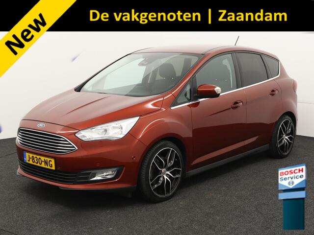 Ford C-MAX 1.5 Titanium Airco, bluetooth, stuur multifunctioneel, verwarmd voorruit, spraakbediening, Elektronische remkrachtverdeling, Elektronisch Stabiliteits Programma Stap in en ervaar hoe praktisch en stijlvol een gezinsauto kan zijn. Deze Ford C-Max 1.5 Titan