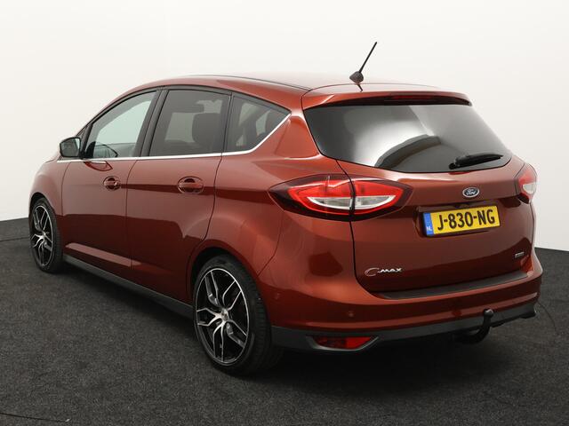 Ford C-MAX 1.5 Titanium Airco, bluetooth, stuur multifunctioneel, verwarmd voorruit, spraakbediening, Elektronische remkrachtverdeling, Elektronisch Stabiliteits Programma Stap in en ervaar hoe praktisch en stijlvol een gezinsauto kan zijn. Deze Ford C-Max 1.5 Titan