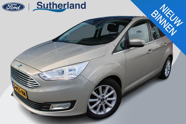 Ford C-MAX 1.0 EcoBoost 125 PK Titanium | Electrische achterklep | Voorruitverwarming | Climate Control | Navigatie | PDC Achter | Cruise Control | Panoramadak