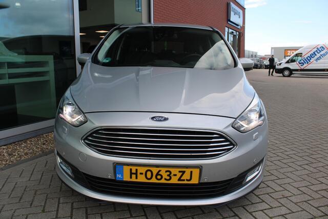 Ford C-MAX 1.0 EcoBoost 125 PK Titanium | Camera | Winterpack | Navigatie | 17 INCH Lichtmetalen Velgen | Climate Control | Cruise Control | Privacy Glass | Half lederen bekleding | Dealeronderhouden