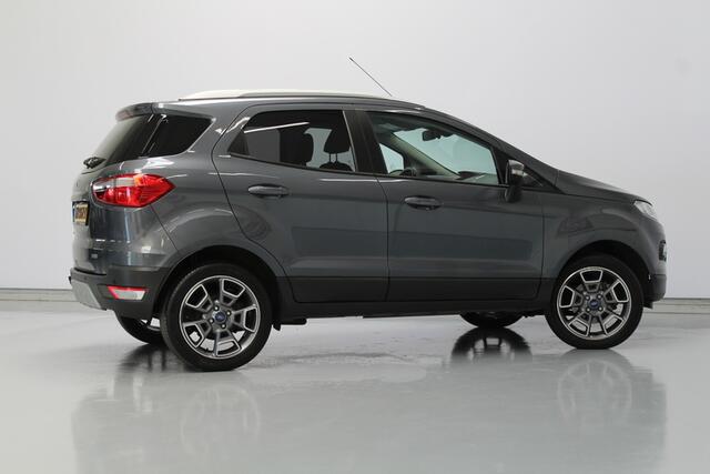 Ford ECOSPORT 1.0 EcoBoost Titanium 126PK, ZEER NETTE AUTO | DEELS LEER | NAVIGATIE | CRUISE | STOELVERWARMING | RUITVERWARMING