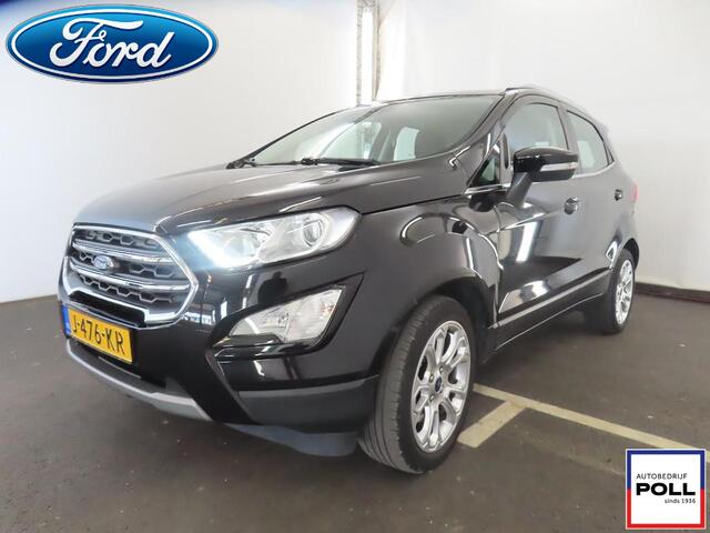 Ford ECOSPORT 125pk EcoBoost Titanium Half Leer Climat Apple Car play Parkeersensoren Dealeronderhouden
