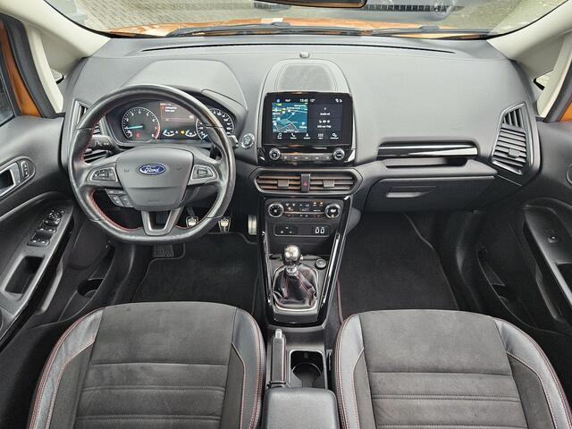 Ford ECOSPORT 1.0 EcoBoost ST-Line / Dealer Onderhouden / All Season Banden / B&O Premium Audio / Alcantara Bekleding / Stoel & Stuurverwarming / Voorruit Verwarming / Achteruitrijcamera / Navigatie / Apple Carplay & Android Auto / Parkeersensoren / Climate Control /