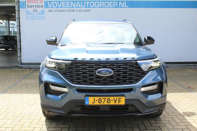 Ford EXPLORER 3.0 V6 EcoBoost PHEV ST-Line 457 PK | Incl. 12 maanden Garantie | Trekhaak | Panoramadak | 360* Camera | Memory Stoelen | Stoel/Stuur Verwarming | Stoel Ventilatie | Adaptive cruise controle | Parkeersensoren v/a | Navigatie | Massage Stoelen | Achterbank