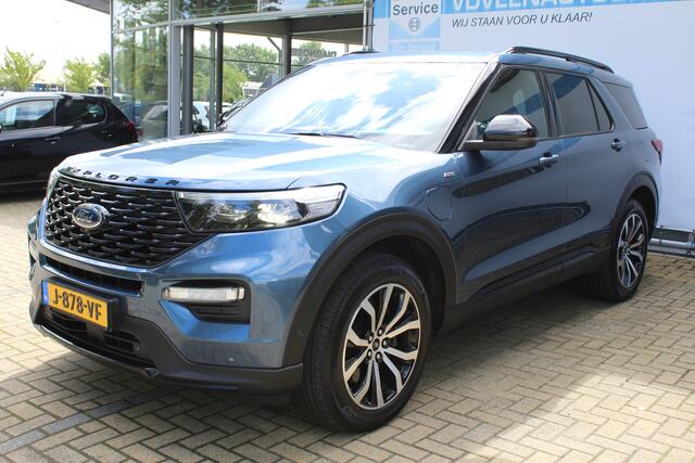 Ford EXPLORER 3.0 V6 EcoBoost PHEV ST-Line 457 PK | Incl. 12 maanden Garantie | Trekhaak | Panoramadak | 360* Camera | Memory Stoelen | Stoel/Stuur Verwarming | Stoel Ventilatie | Adaptive cruise controle | Parkeersensoren v/a | Navigatie | Massage Stoelen | Achterbank