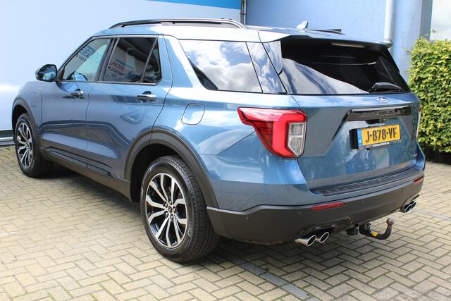 Ford EXPLORER 3.0 V6 EcoBoost PHEV ST-Line 457 PK | Incl. 12 maanden Garantie | Trekhaak | Panoramadak | 360* Camera | Memory Stoelen | Stoel/Stuur Verwarming | Stoel Ventilatie | Adaptive cruise controle | Parkeersensoren v/a | Navigatie | Massage Stoelen | Achterbank