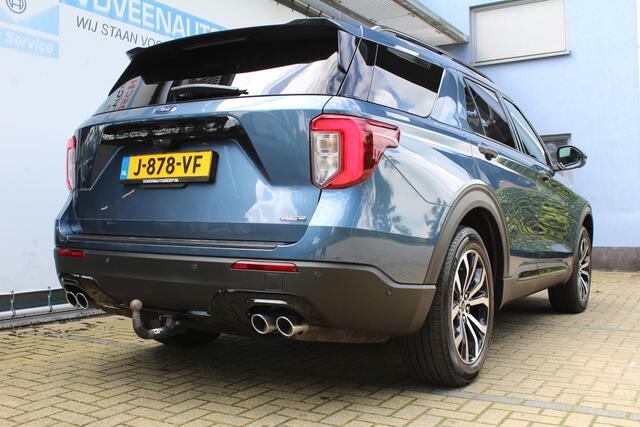 Ford EXPLORER 3.0 V6 EcoBoost PHEV ST-Line 457 PK | Incl. 12 maanden Garantie | Trekhaak | Panoramadak | 360* Camera | Memory Stoelen | Stoel/Stuur Verwarming | Stoel Ventilatie | Adaptive cruise controle | Parkeersensoren v/a | Navigatie | Massage Stoelen | Achterbank