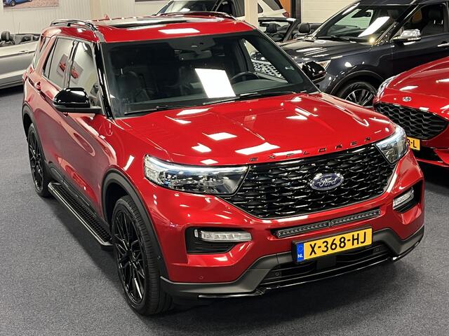 Ford EXPLORER 3.0 V6 EcoBoost PHEV ST-Line 457PK AWD | 7-Persoons | Trekhaak | Panodak | Side bars | 22inch