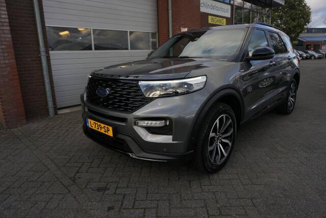 Ford EXPLORER 3.0 V6 ECOBOOST 457PK PHEV ST-LINE NL AUTO VOLLEDIG DEALER ONDERHOUDEN 7P 7ST FULL OPTIONS PANORAMADAK 360CAMERA LEDER 20INCH ADAPTIEVE CRUISE ANDROID/APPLECARPLAY NAVI STOELKOELING+VERWARMING ENZ...