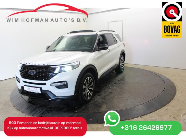 Ford EXPLORER 3.0 V6 PHEV 7 Pers ST-Line Trekh Pano Camera Vol Leder ZW hemel