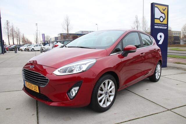 Ford FIESTA 1.0 EcoBoost Titanium BLIS, Carplay, Clima, Camera, PDC, 1e eig, NL auto WINTERSALE!
