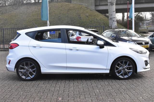 Ford FIESTA 1.0 EcoBoost Hybrid ST-Line 11-2022 | Apple Carplay/Android | Cruise contr. | All-Seasons 12 mnd BOVAG garantie Whatsapp 06-53188999