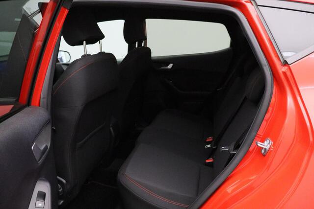 Ford FIESTA 1.0 EcoBoost Hybrid ST-Line X 2023 | CarPlay | 1e Eigenaar | Airco | Navigatie | Cruise Control | Achteruitrij Carmera | Parkeersensoren | Stoelverwarming | Stuurverwarming | Boekjes | Nationale Autopas