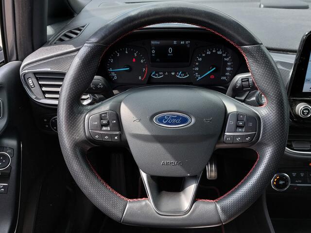 Ford FIESTA 1.0 EcoBoost 101pk ST-Line 5-Deurs | Navi | Apple Carplay + Android Auto | Clima | Cruise | Keyless Start | Pdc | Stoelverwarming | Rijstrook+Lichtsensor | Privacy Glass | 17''lm