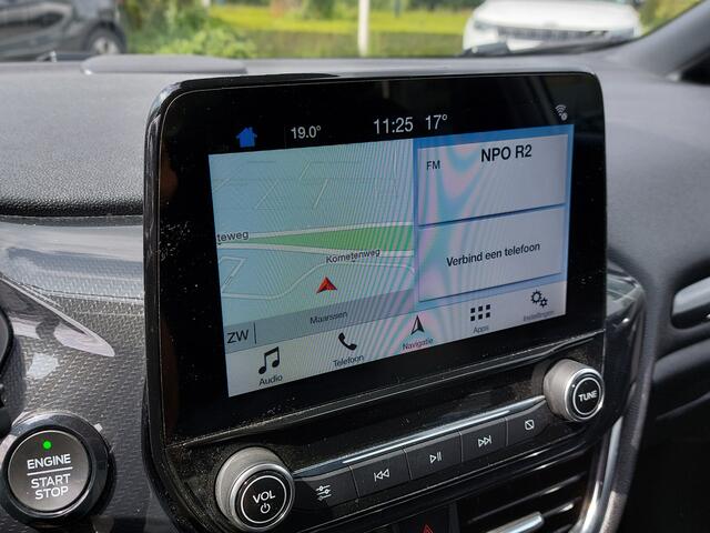 Ford FIESTA 1.0 EcoBoost 101pk ST-Line 5-Deurs | Navi | Apple Carplay + Android Auto | Clima | Cruise | Keyless Start | Pdc | Stoelverwarming | Rijstrook+Lichtsensor | Privacy Glass | 17''lm