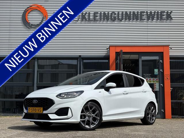 Ford FIESTA 1.0 EcoBoost Hybrid ST-Line X / Stoel, Stuur & Voorruitverwarming / Navi / Applecarplay/Androidauto / Allseason Banden /