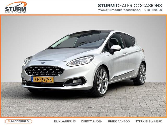 Ford FIESTA 1.0 EcoBoost Vignale NL-Auto, Full-Options! | Panoramadak | Adapt. Cruise Control | Stuur- + Stoelverwarming | B&O Audio | 18'' Velgen | Rijklaarprijs!