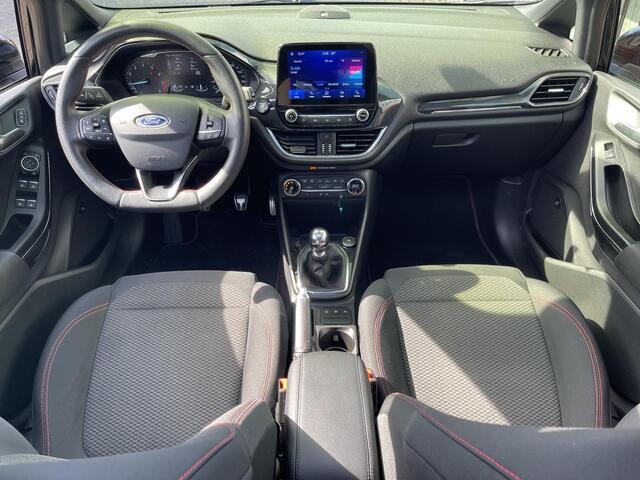 Ford FIESTA 1.0 EcoBoost ST-Line 18''/B&O audio+Phoenix Gold Subwoofer/Panoramadak/Adaptieve cruise/Keyless/Camera/Blindspot/DAB/Apple Carplay & Android Auto/Stoel+stuur+voorruit verwarming