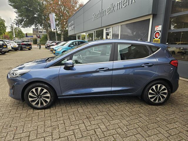 Ford FIESTA 1.0 EcoBoost Hybrid Titanium / Airco clima/ Cruise / Navigatie/ Apple carplay/ PDC/ LED/ LMV