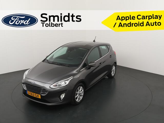 Ford FIESTA EcoBoost 100 pk Titanium | 100% Dealer onderhouden | Cruise | LED | Clima | PDC | Apple/Android CarPlay