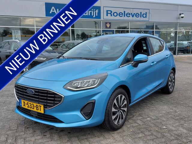 Ford FIESTA 1.0 EcoBoost 125pk Hybrid Titanium 5-Deurs | Apple Carplay+Android Auto | Clima | Adap.Cruise | Pdc | Rijstrook+Licht+Regensensor | Stoel+Stuurwielverwarming | Voorruitverwarming