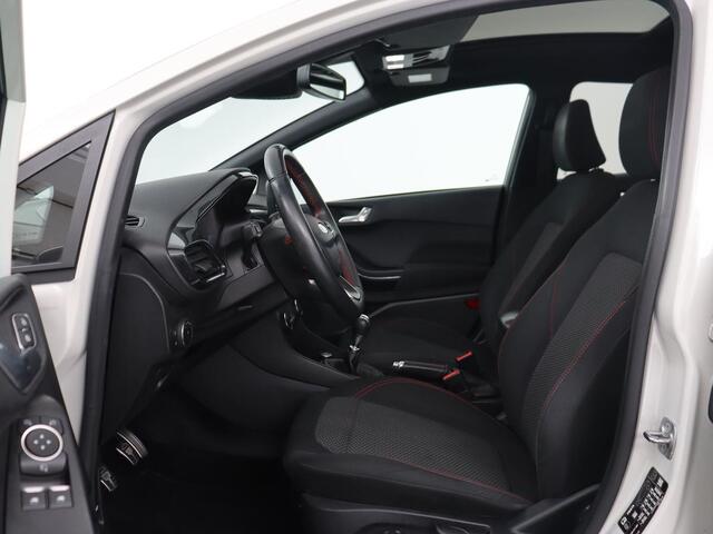 Ford FIESTA 1.0 EcoBoost ST-Line | Panoramadak | Camera | Carplay | Full LED | Verwarmde voorruit | Navigatie | Climate control | Cruise control | Parkeerhulp | Bluetooth