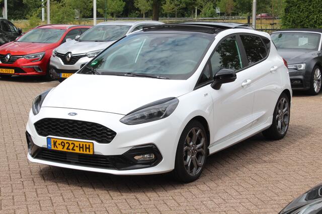 Ford FIESTA 1.0 EcoBoost ST-Line X / Panoramadak / Navigatie / Full LED / 17'' / Keyless / Stuur+stoelverwarming / Parkeerhulp achter / DAB / Cruise Control