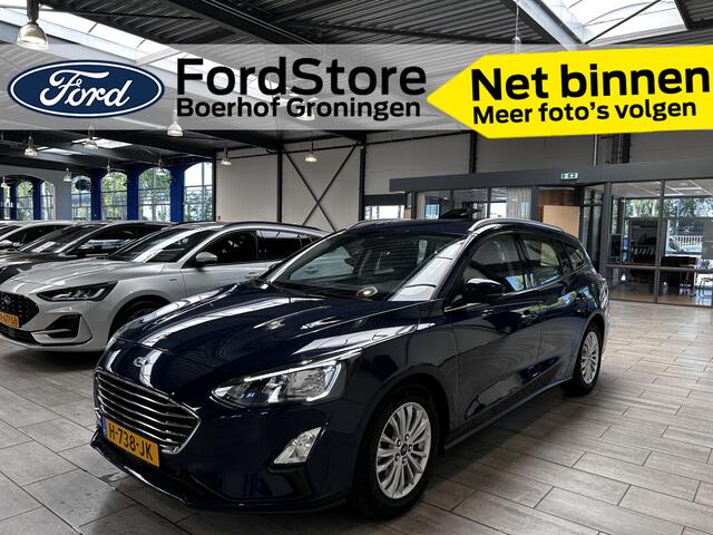 Ford FOCUS Wagon EcoBoost 125pk Titanium | Clima | Cruise | Parkeersens. V&A | Navi | Apple carplay | Android auto |