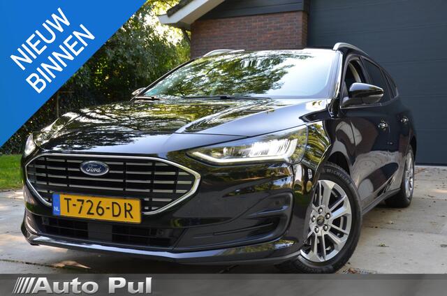 Ford FOCUS Wagon 1.0 EcoBoost Hybrid Titanium Navi/Pdc/Ecc/Led/Stoel Stuur & ruitverwarming/Leder/Cr-Controle/Privacy-Glass/Lmv/Achteruitrijcamera/Virtual Cockpit