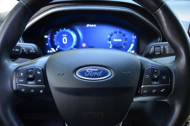 Ford FOCUS Wagon 1.0 EcoBoost Hybrid Titanium Navi/Pdc/Ecc/Led/Stoel Stuur & ruitverwarming/Leder/Cr-Controle/Privacy-Glass/Lmv/Achteruitrijcamera/Virtual Cockpit