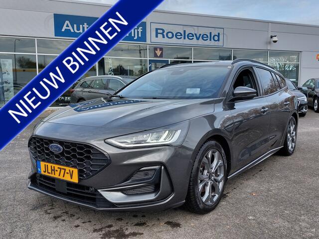 Ford FOCUS Wagon 1.0 EcoBoost 155pk Hybrid Automaat ST Line | Navi | Apple Carplay+Android Auto | Clima | Adap.Cruise | Dodehoek+Rijstrook+Licht+Regensensor | Led Koplampen | Privacy Glass | 17''lm