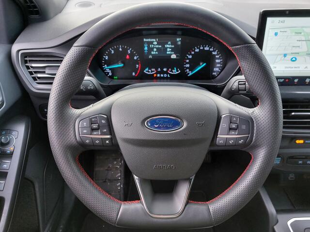 Ford FOCUS Wagon 1.0 EcoBoost 155pk Hybrid Automaat ST Line | Navi | Apple Carplay+Android Auto | Clima | Adap.Cruise | Dodehoek+Rijstrook+Licht+Regensensor | Led Koplampen | Privacy Glass | 17''lm