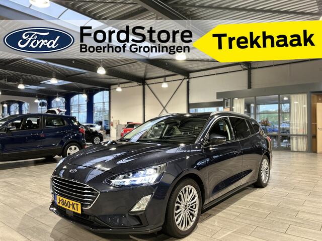 Ford FOCUS Wagon EcoBoost 125pk Titanium | Trekhaak | 100% dealer onderhouden | Full Led | B&O | Winterpack |