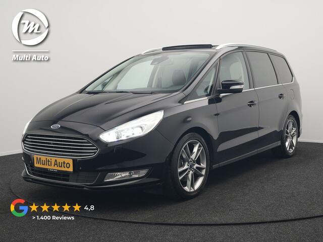 Ford GALAXY 2.0 Titanium 7-Persoons 241pk Dealer O.H. | Trekhaak Afn. | Panodak | Adaptive Cruise | Camera | Alcantara Sportstoelen Memory & Vewarmd | LED Koplampen | Keyless | Blis | Navigatie | DAB |