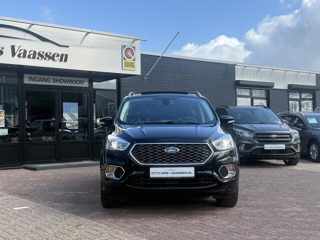 Ford KUGA 1.5 EcoBoost Vignale awd automaat 176 pk full options panoramadak navi camera climate ctr cruise ctr xenon led afn trekhaak lmv 19 inch 1e eigenaar dealer onderhouden