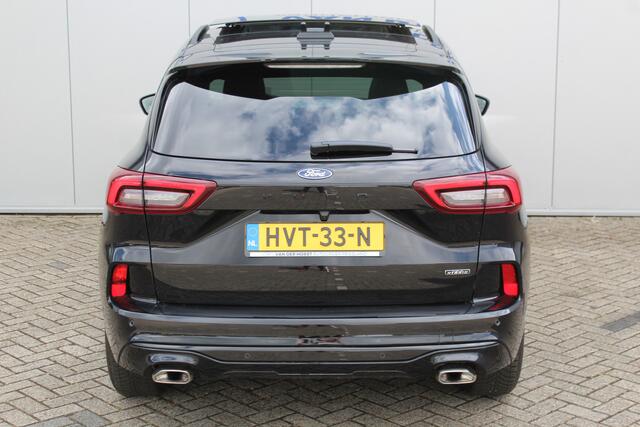 Ford KUGA 2.5-243pk PHEV ST-Line X Nieuwste model. Ultieme luxe hoogzitter met een trekgewicht van 2.100kg ! Schuif / kanteldak. Elektrisch inklapbare Trekhaak, vooruit, stuur, stoelverwarming V+A, 360 Camera, HUB, Apple/Androidauto, Elektrisch verstelbare stoelen,