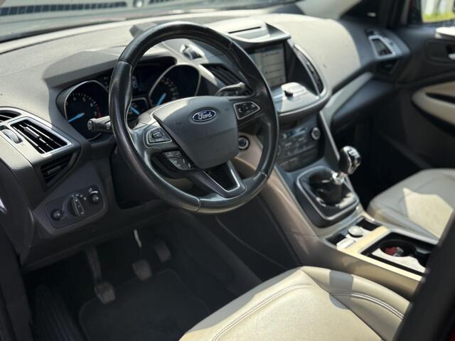 Ford KUGA 1.5 EcoBoost Titanium 2e Eigenaar,Dealer Onderhouden,Leder,Navi,Camera,Clima,Cruise,Stoelverwarming,6 Bak,150pk,Nieuwe Apk bij Aflevering