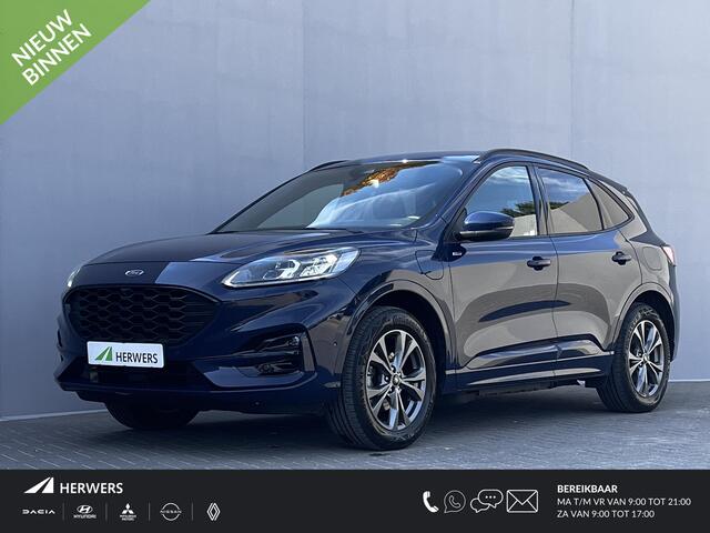 Ford KUGA 2.5 PHEV ST-Line X Automaat / 1.500 kg afneembare trekhaak / Stuur-, stoel-, achterbank- en voorruitverwarming / Bang & Olufsen audio / Adapt. CC / Navi / Apple Carplay Android /