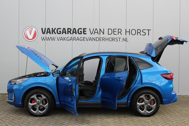 Ford KUGA 2.5-243pk PHEV ST-Line X. 2100kg trekgewicht ! Nieuw Model ! Elektr. verstelb. AGR stoelen voor, Stoel-, stuur-, voorraam- en achterbank verwarming, Elektr. panorama/schuif-kanteldak , Trekhaak wegklapbaar,