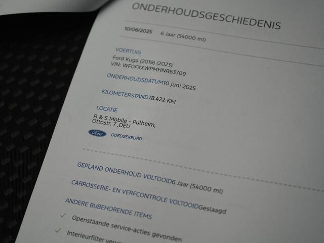 Ford KUGA 2.5 ST-Line Plug In Hybrid 225pk Dealer O.H. PHEV | Adaptive Cruise | Head Up | 360 Camera | Sportstoelen & Stuur Verwarmd | Apple Carplay | Keyless | Blis | Virtual | Navigatie | DAB |