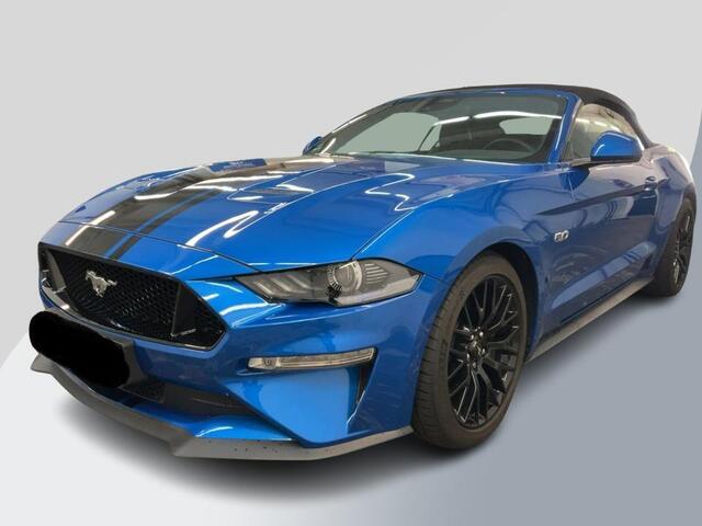 Ford MUSTANG Convertible 5.0 V8 GT | 450pk | 7.500KM! | Volledig Dealer onderhouden EU versie (zie papieren) | Adaptive cruise control | Achteruitrijcamera