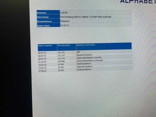 Ford MUSTANG RWD 75 KWH - Panorama, Leer, Camera, Stoelverw.