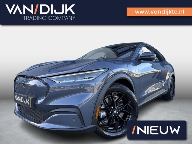 Ford MUSTANG Mach-E RWD 75 kWh ?SOH 93% ?Panoramadak ?Bang & Olufsen ?360º Camera ?Vol Leder ?Elektrische Achterklep ?Adaptieve Cruise ?Lichtmetaal 19" ?Trekhaak