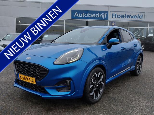 Ford PUMA 1.0 EcoBoost Hybrid 125pk ST-Line X | Origineel NL | Navi | Apple Carplay+Android Auto | B&O Sound | Clima | Cruise | Led Koplampen | Rijstrook+Licht+Regensensor | Privacy Glass | 18''lm