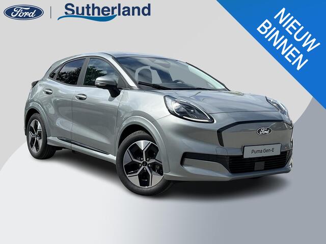 Ford PUMA Gen-E SUV Gen-E FWD (43,6 kWh) Solar Silver, Stoffen stoelen met grijze stiksels, Comfort Pack, Winter Pack Ford Voorraad